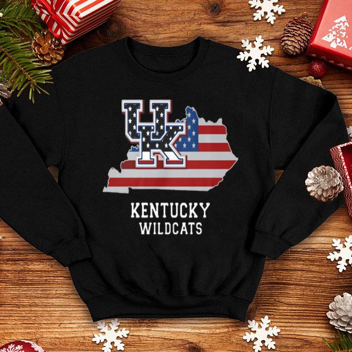 Kentucky Wildcats Map American Flag shirt 12 Kentucky Wildcats Map American Flag shirt