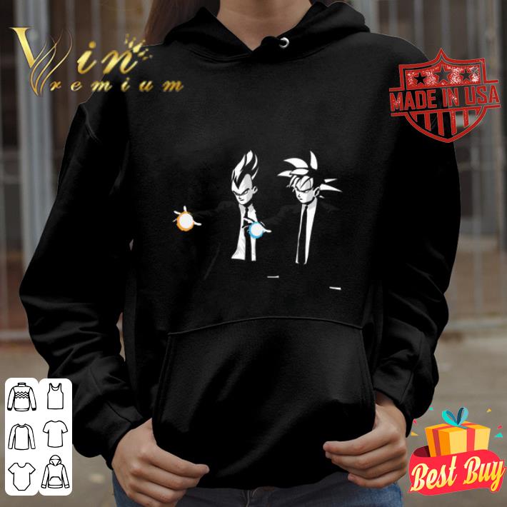 Dragon Ball Son Goku And Vegeta Mashup Pulp Fiction Z shirt