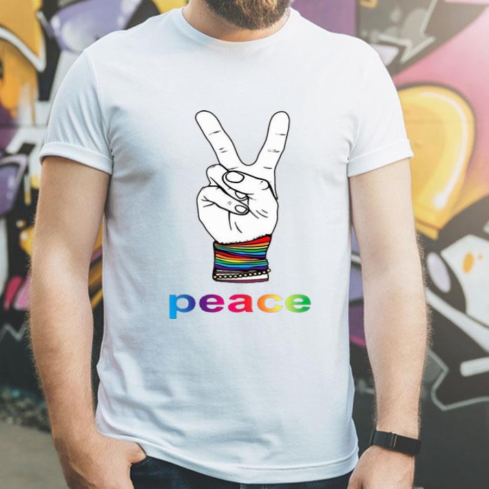 Peace Sign Language LGBT shirt