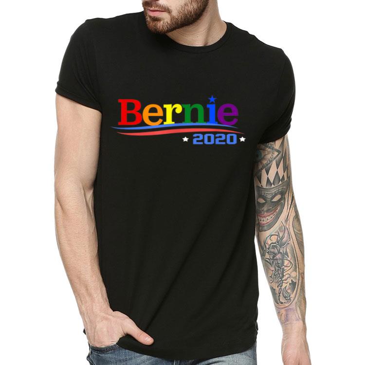 3451f8ef bernie 2020 sanders lgbtq rainbow shirt 4 - Bernie 2020 Sanders LGBTQ Rainbow Shirt