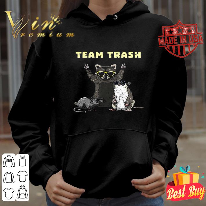 Team Trash Opossum Raccoon Rat Animals Garbage Gang shirt