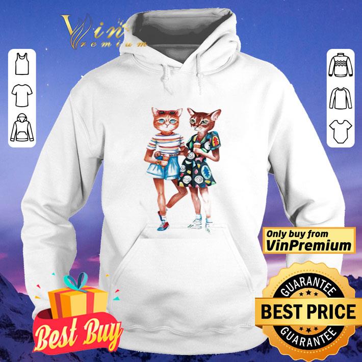 Stranger things movie cat shirt