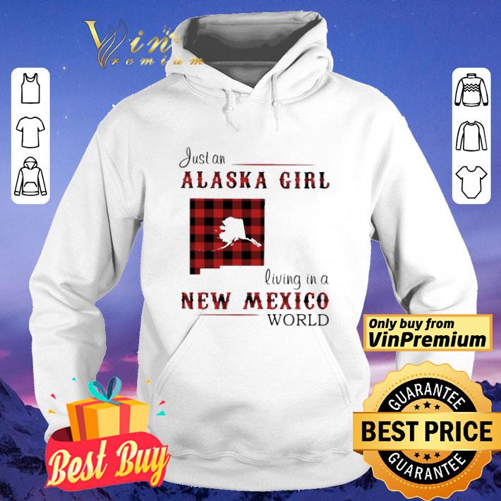 Just an alaska girl living in a new Mexico world map shirt