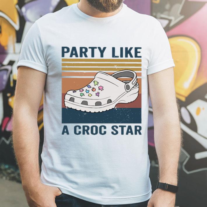 Vintage Party Like A Croc Star shirt