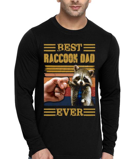 Best Raccoon Dad Ever Vintage Shirt