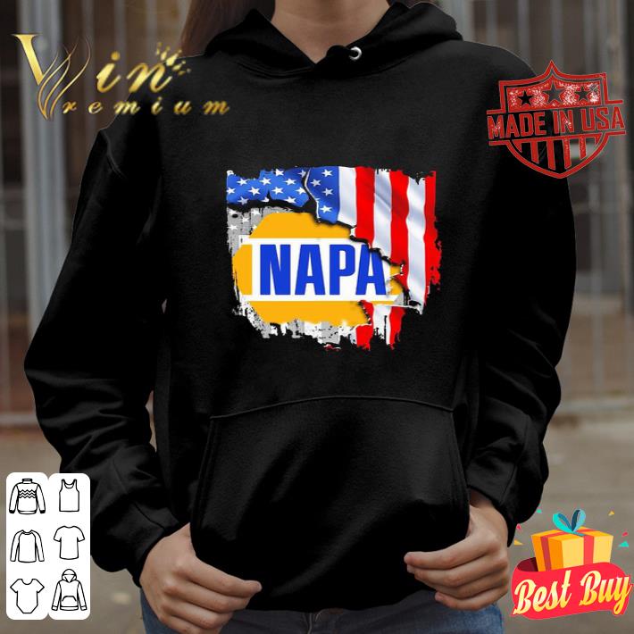 NAPA Inside American Flag Happy Independence Day shirt