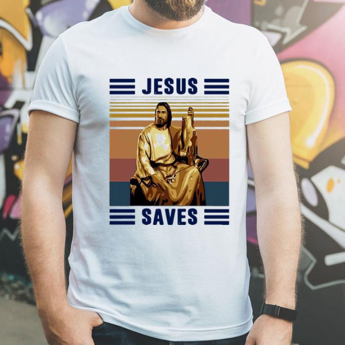 Vintage Jesus Saves shirt
