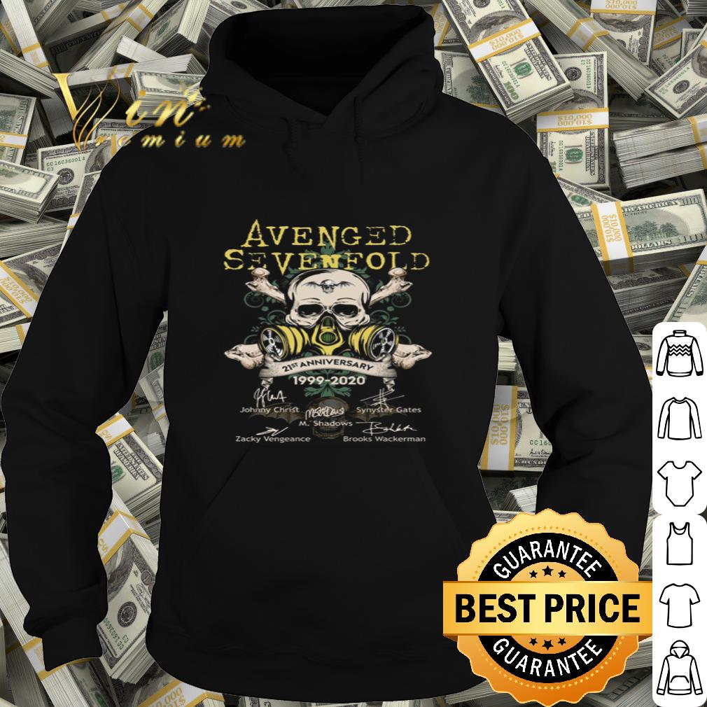 Avenged Sevenfold 21st Anniversary 1999-2020 Signatures shirt