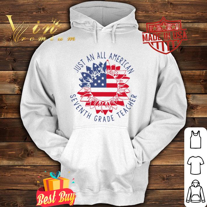 3a5241d2 just an all american seventh grade teacher american flower shirt 4 - Just an all American Seventh Grade Teacher American flower shirt