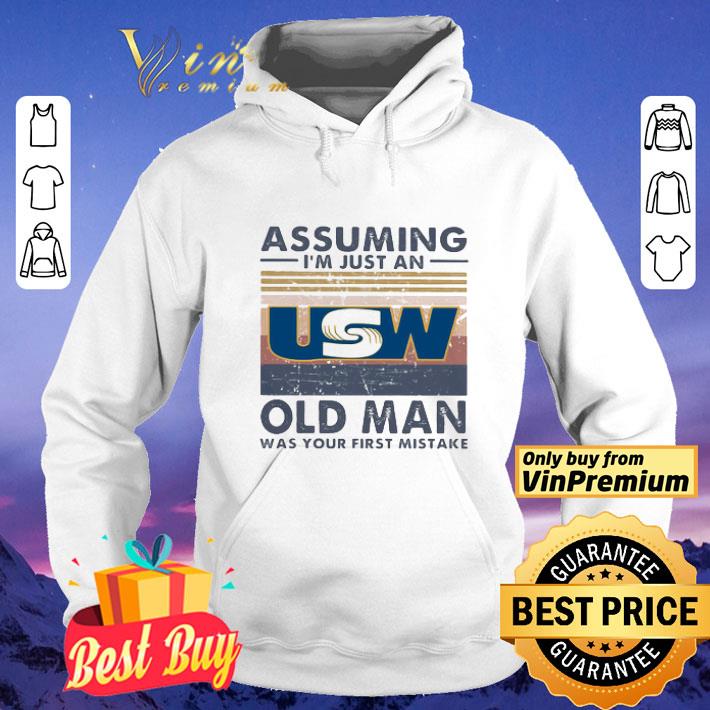 3aa7d128 united steelworkers assuming i m just an old lady was your first mistake shirt 4 - United Steelworkers Assuming I’m Just An Old Lady Was Your First Mistake shirt
