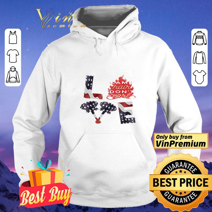 Love camping USA flag 4th of July Guitar camper USA flag shirt
