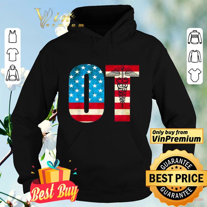 3b575388 occupational therapist caduceus american flag shirt 4 - Occupational Therapist Caduceus American Flag shirt