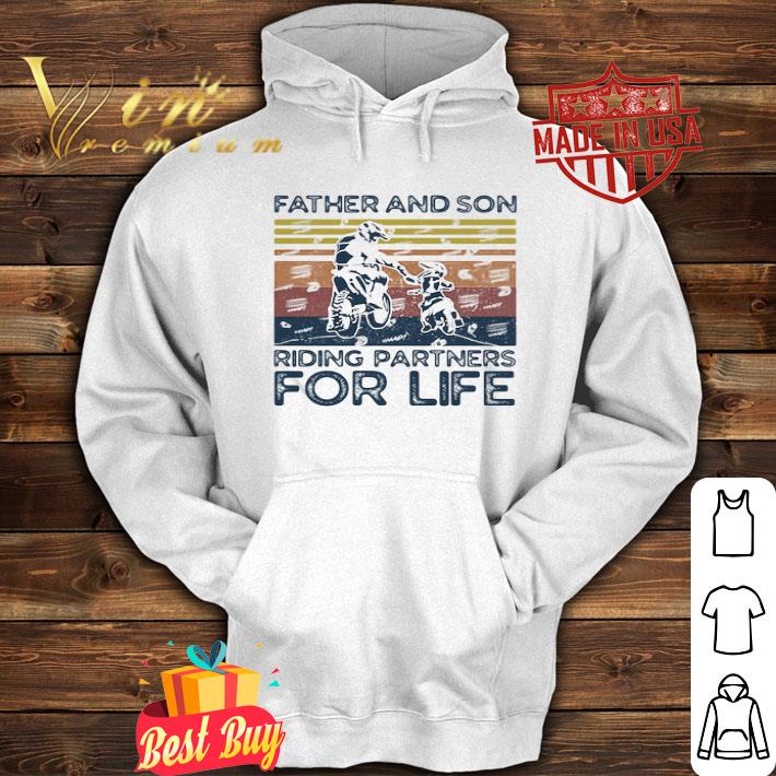 Motocross Father And Son Riding Partners For Life Father’s Day shirt