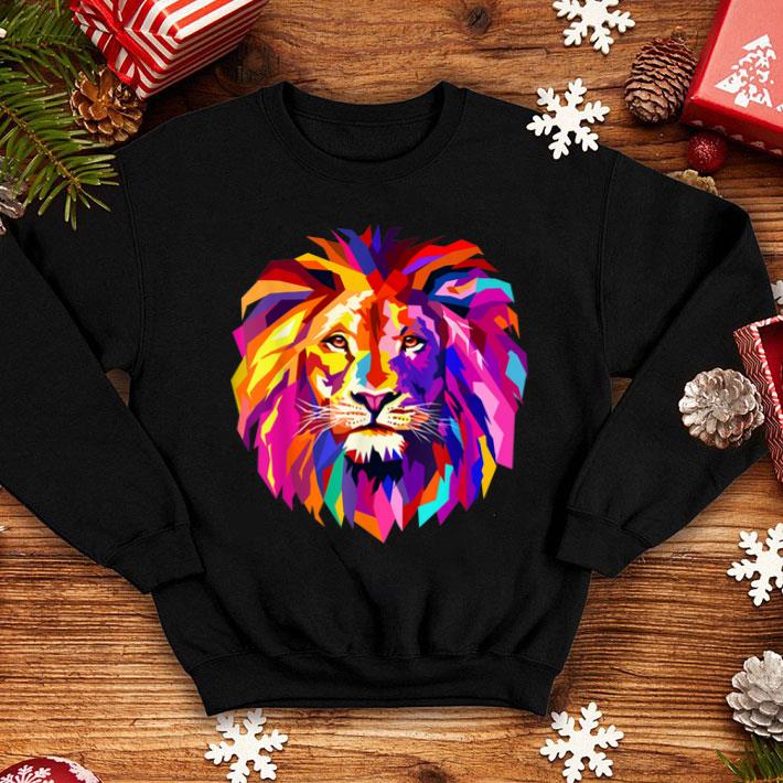 Cool Lion Head Design With Bright Colorful Shirt 3e0971d1 cool lion head design with bright colorful shirt 4 - Cool Lion Head Design With Bright Colorful Shirt