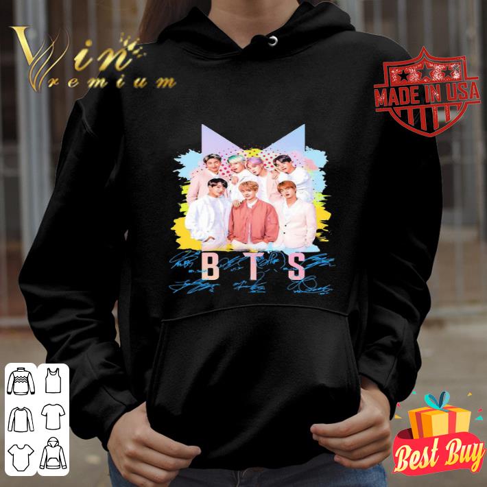 BTS Bangtan Boys Band Signatures Poster shirt