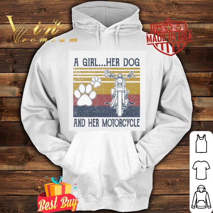 3ea2cbbe vintage a girl her dog and her motorcycle shirt 4 - Vintage A Girl Her Dog And Her Motorcycle shirt