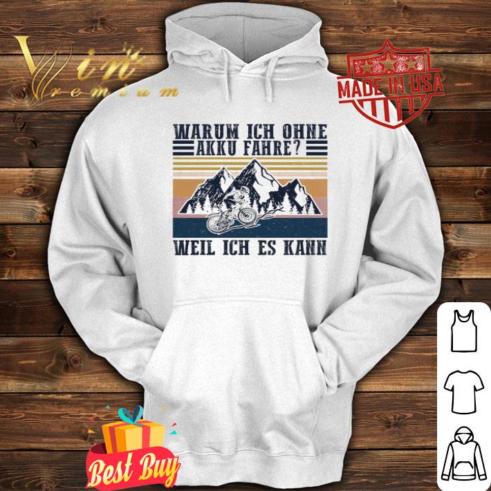 3eb48f89 vintage warum ich ohne akku fahre weil ich s kann bicycling shirt 4 - Vintage Warum Ich Ohne Akku Fahre Weil Ich’s Kann Bicycling shirt