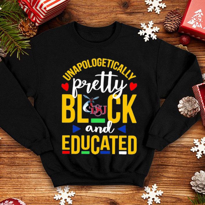 Unapologetically Pretty Black And Educated Delaware State University shirt
