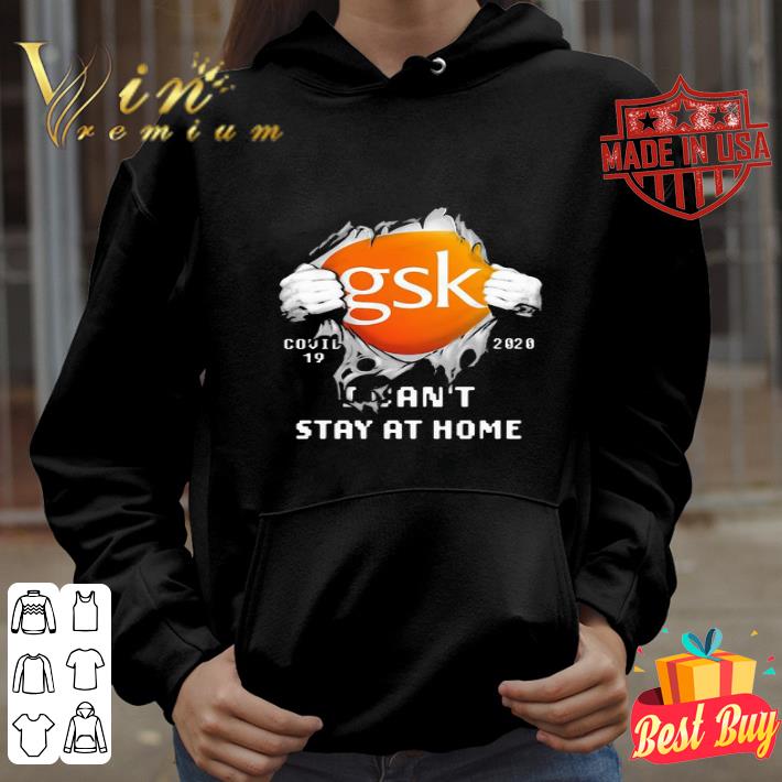 GlaxoSmithKline Inside Me Covid-19 2020 I Can’t Stay At Home shirt