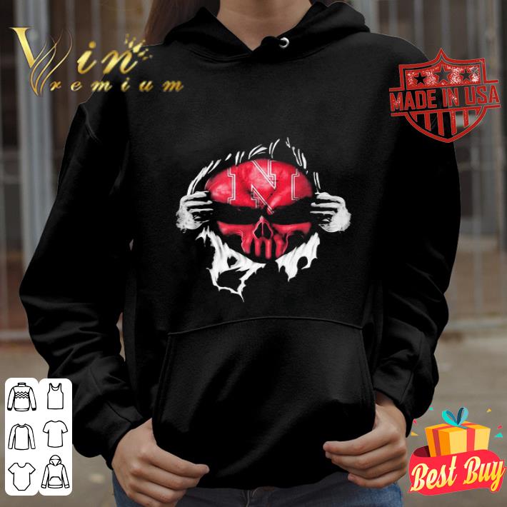 Insides Me Skull Nebraska Cornhuskers Logo shirt