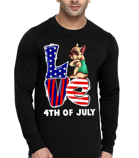 43190133 4th of july french bulldog dog tattoo i love usa shirt 4 - 4th Of July French Bulldog Dog Tattoo I Love USA Shirt