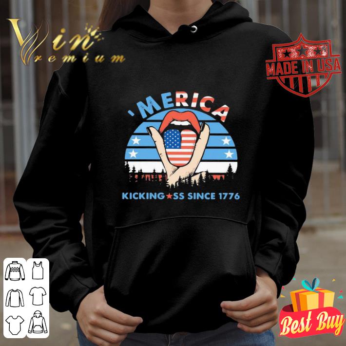 43d9efd1 merica kicking ass since 1776 american flag shirt 4 - Merica Kicking Ass Since 1776 American Flag  shirt