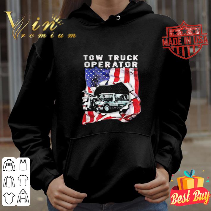 Independence Day American Flag Tow Truck Operator shirt 4 Independence Day American Flag Tow Truck Operator shirt