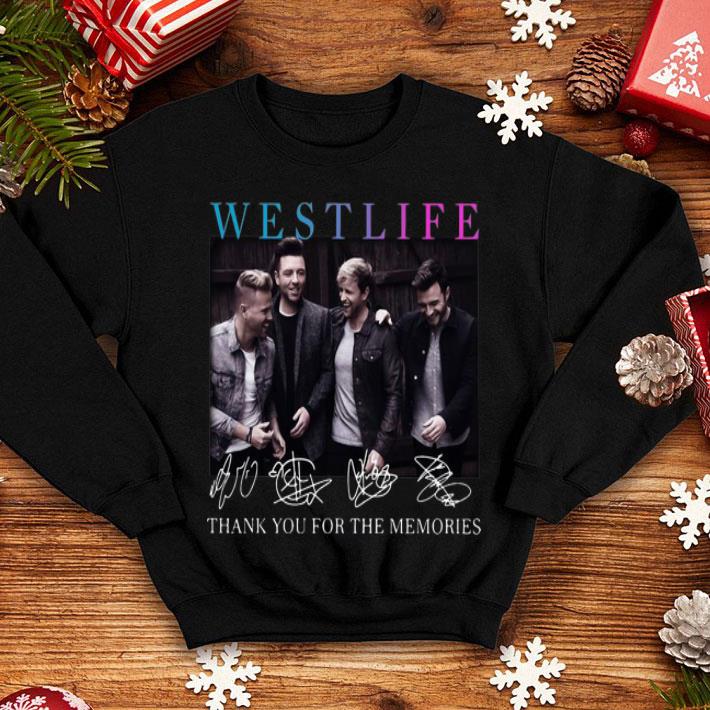 44940fcd westlife signatures thank you for the memories shirt 4 - Westlife Signatures Thank You For The Memories shirt
