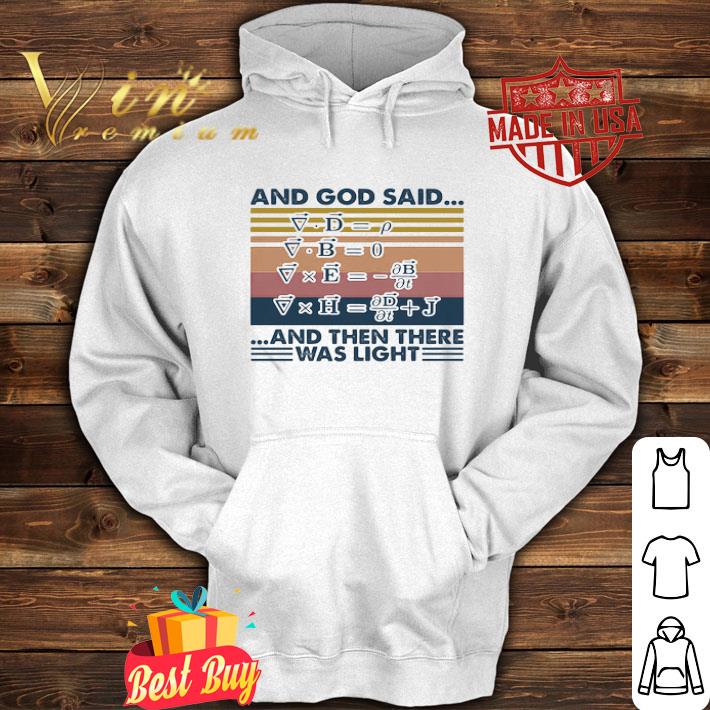 47907ebb vintage and god said and then there was light math shirt 4 - Vintage And God Said And Then There Was Light Math shirt