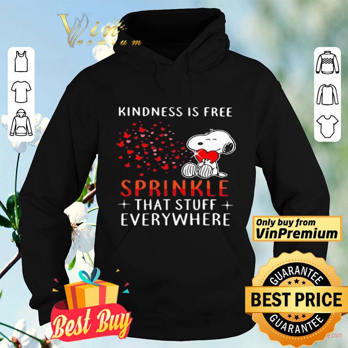 47e89737 snoopy kindness is free sprinkle that stuff everywhere hearts shirt 4 - Snoopy kindness is free sprinkle that stuff everywhere hearts shirt
