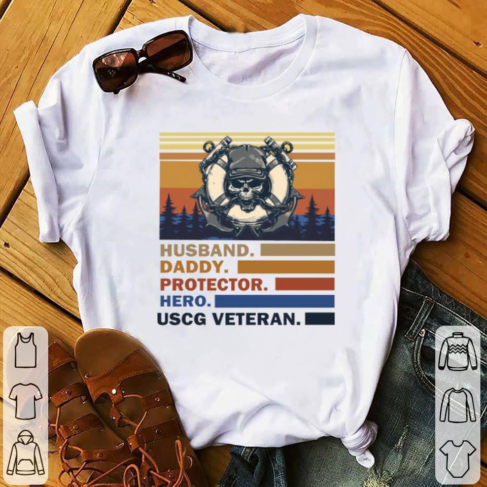 Husband Daddy Protector Hero Army And Uscg Veteran Vintage Shirt 481aa230 husband daddy protector hero army and uscg veteran vintage shirt 4 - Husband Daddy Protector Hero Army And Uscg Veteran Vintage Shirt