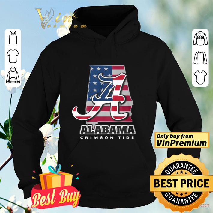 487d1fc6 alabama crimson tide american flag shirt 4 - Alabama Crimson Tide American Flag shirt