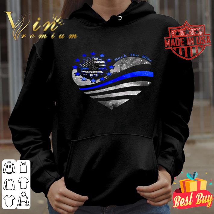 Heart Thin Blue Line Sunflower Back The Blue Lover shirt 4888e493 heart thin blue line sunflower back the blue lover shirt 4 - Heart Thin Blue Line Sunflower Back The Blue Lover shirt