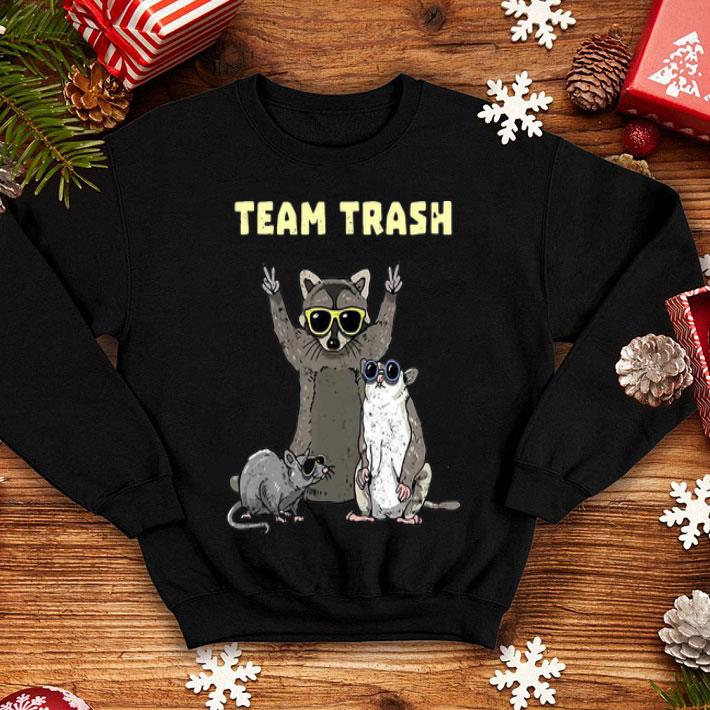 Team Trash Opossum Raccoon Rat Animals Garbage Gang shirt