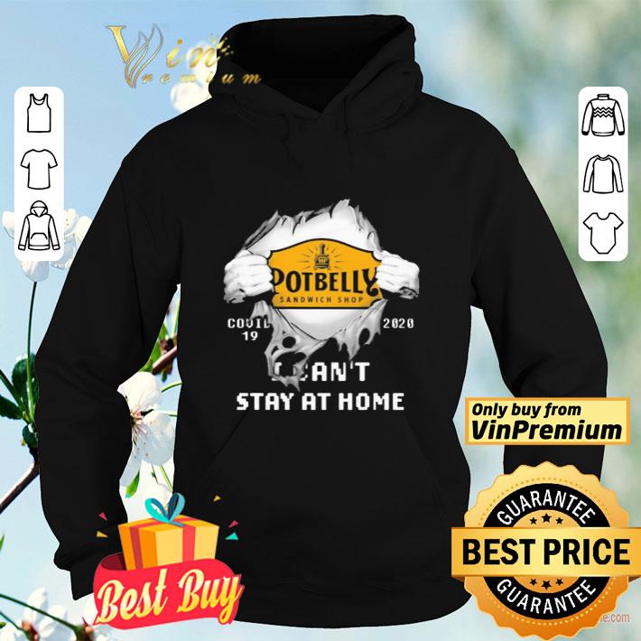 48c835df blood inside me potbelly sandwich shop covid 19 2020 i can t stay at home shirt 4 - Blood inside me Potbelly Sandwich Shop covid 19 2020 I can’t Stay at home shirt