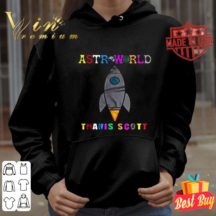 LGBT Astroworld Travis Scott Rocket NASA shirt