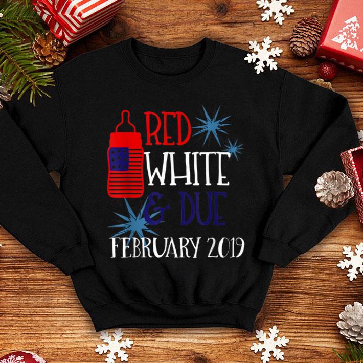 4th Of July Pregnancy February 2019 Shirt