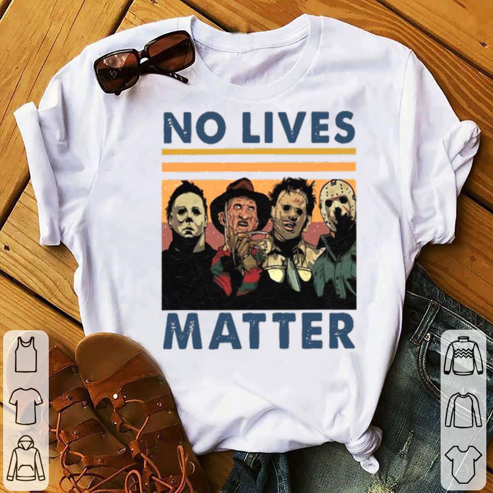 Horror Characters No Lives Matter Vintage Shirt