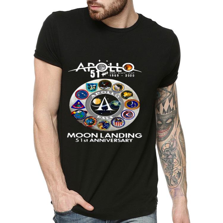 Apollo 1969 2020 Moon Landing 51 St Anniversary Shirt