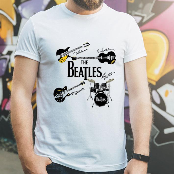 The Beatles’ Musical Instruments Guitars Drum shirt 12 The Beatles’ Musical Instruments Guitars Drum shirt