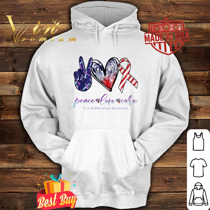 4c38faaa peace love cure suicide prevention awareness shirt 4 - Peace Love Cure Suicide Prevention Awareness shirt