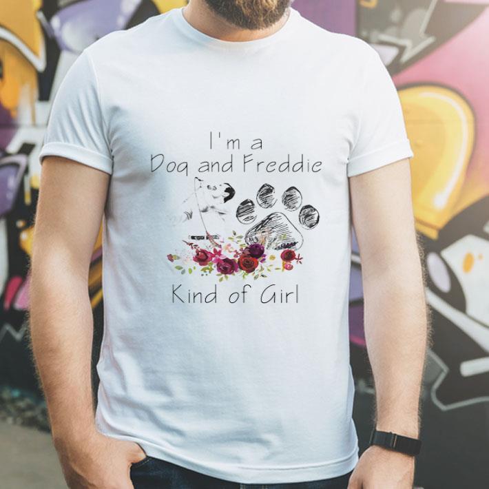 4e07552a i m a paw dog and freddie mercury kind of girl floral shirt 4 - I’m A Paw Dog And Freddie Mercury Kind Of Girl Floral shirt