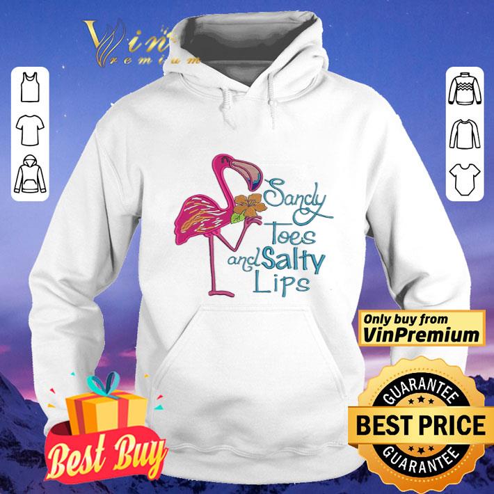 Flamingo Sandy Toes And Salty Lips shirt