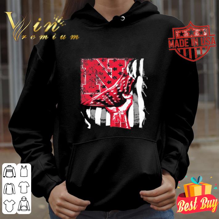 Nebraska Cornhuskers American Flag Independence Day shirt