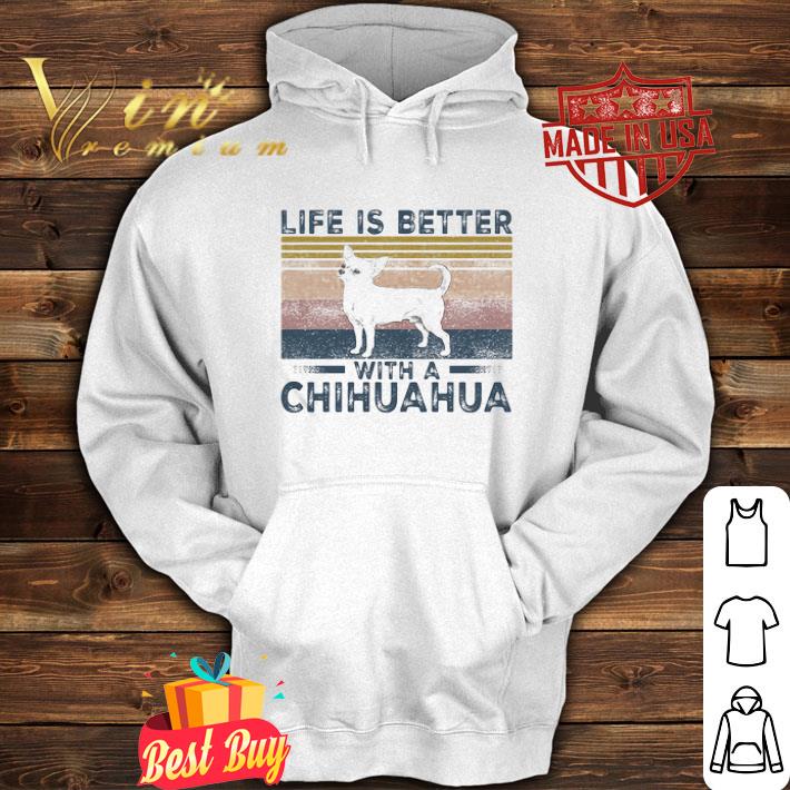 4fc9335f vintage life is better with a chihuahua shirt 4 - Vintage Life Is Better With A Chihuahua shirt