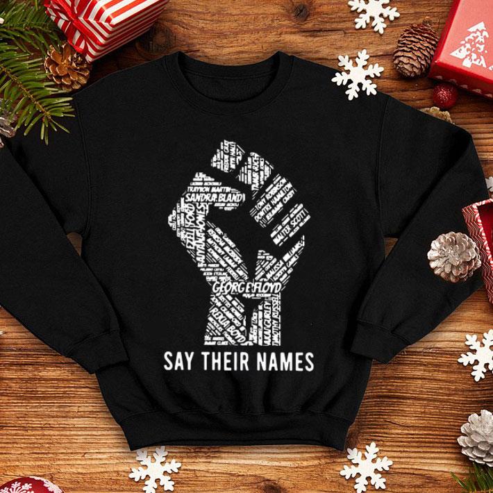 Say Their Names George Floyd Strong Hand shirt 8 Say Their Names George Floyd Strong Hand shirt