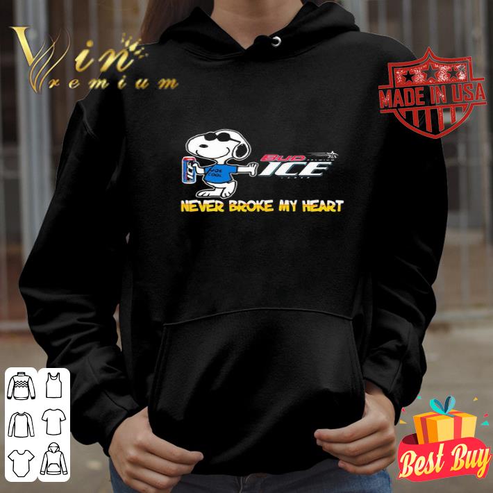 51013d34 snoopy hug bud ice beer never broke my heart shirt 4 - Snoopy hug Bud Ice Beer Never Broke My Heart shirt