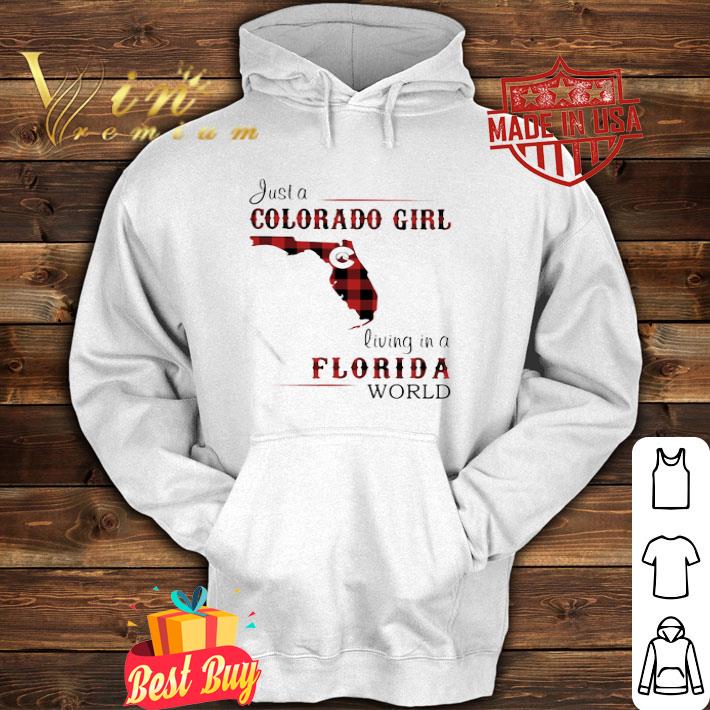 5236f65f just a colorado girl living in a florida world map shirt 4 - Just A Colorado Girl Living In A Florida World Map shirt