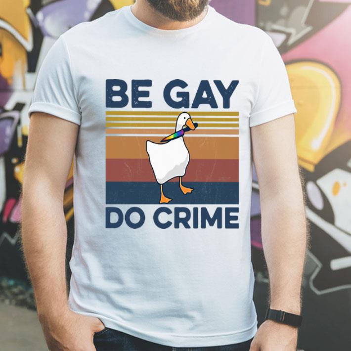 Vintage Duck Be Gay Do Crime shirt 52ae3ae2 vintage duck be gay do crime shirt 4 - Vintage Duck Be Gay Do Crime shirt