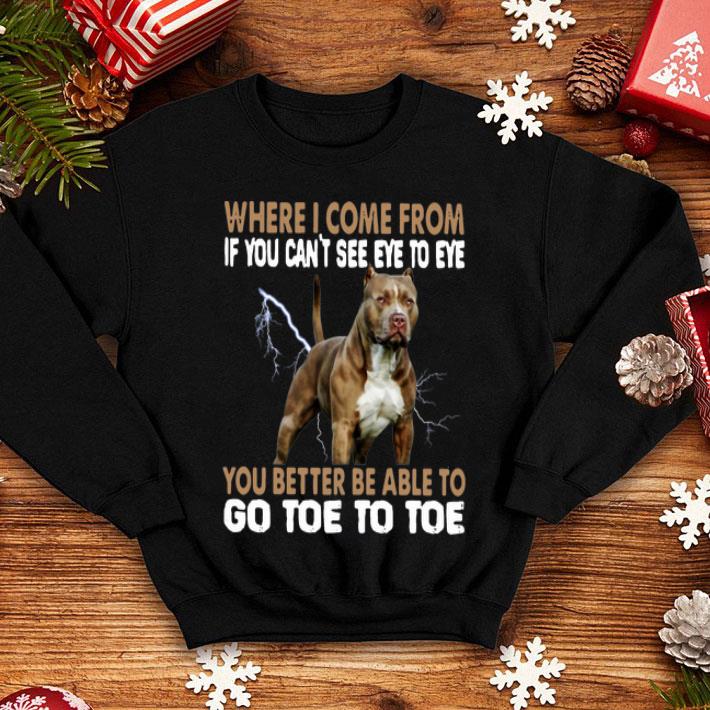 Pitbull Where I Come From If You Can’t See Eye To Eye shirt 1 Pitbull Where I Come From If You Can’t See Eye To Eye shirt